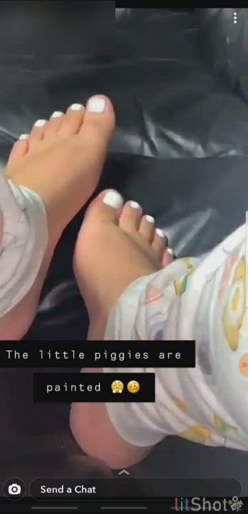 Cute Feet Toes Uncensored gif