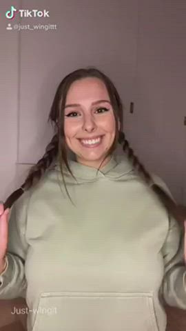 boobs choker cowgirl curvy thick tiktok gif