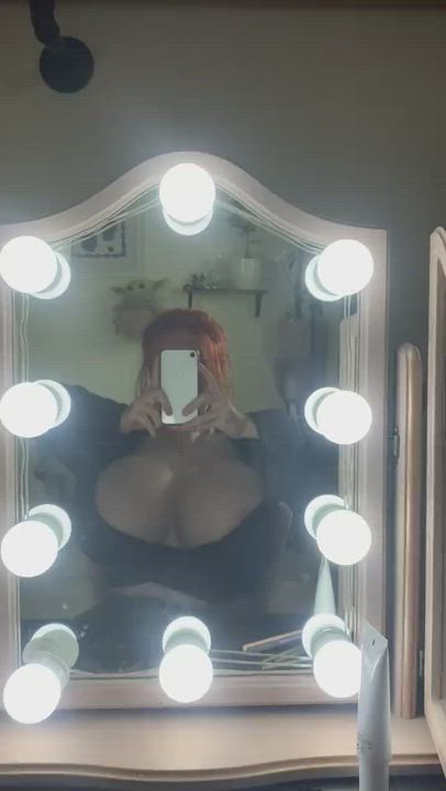 Big Tits Curvy Redhead Thick gif