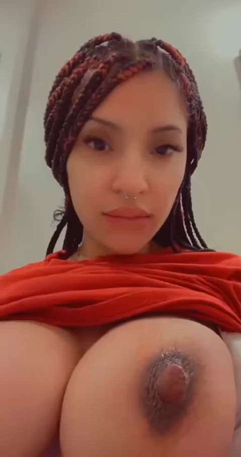 boobs breast sucking lightskinned nipple play sucking gif