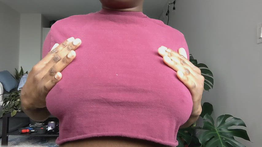 Touching my tits and thinking about BWC