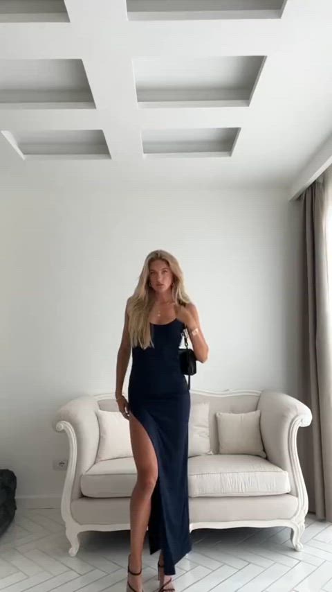 blonde legs long legs gif