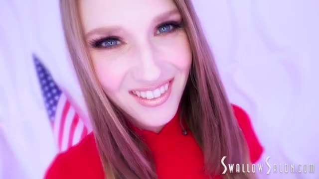 Swallow Salon Welcomes Ashley Lane to Suck Cock and Swallow