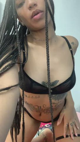 dancing ebony latina model small tits tattoo teen teens gif