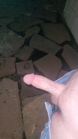 big dick cock exhibitionist gif