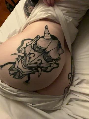 ass booty tattoo gif