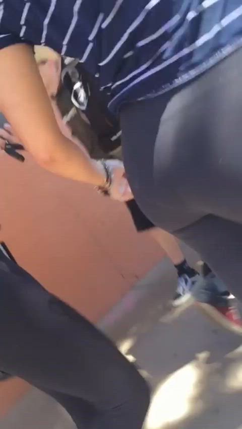 ass blonde candid pawg public schoolgirl teen teens voyeur gif