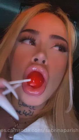 blonde camsoda camgirl colombian latina lips sucking gif