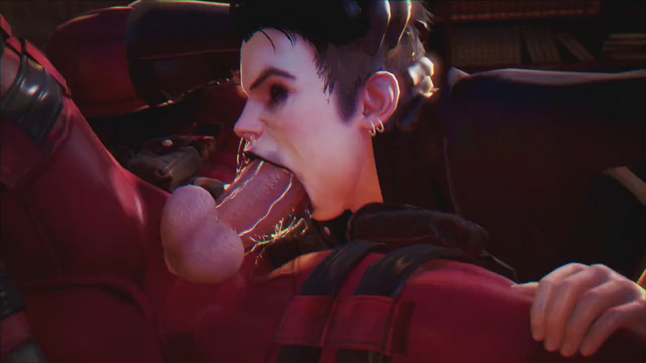 Negasonic mouth fucked (Froggysfm) [Marvel Deadpool]