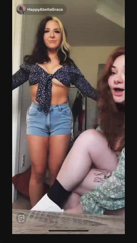 accidental nipple nipslip tiktok tits gif