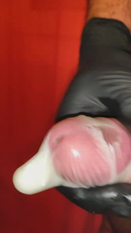 Second cumshot in the same condom..