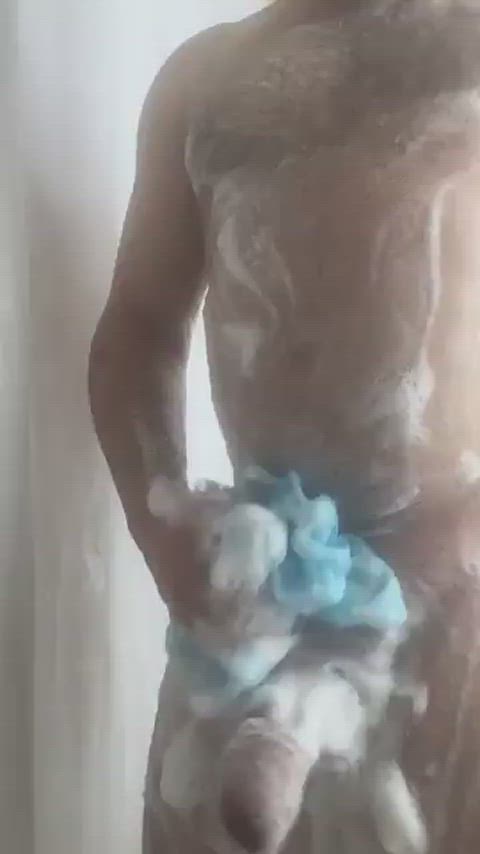 bwc big dick shower gif