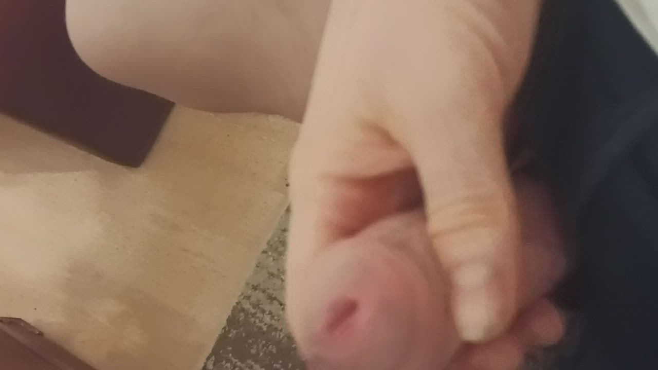 Little Dick Male Masturbation Submission gif