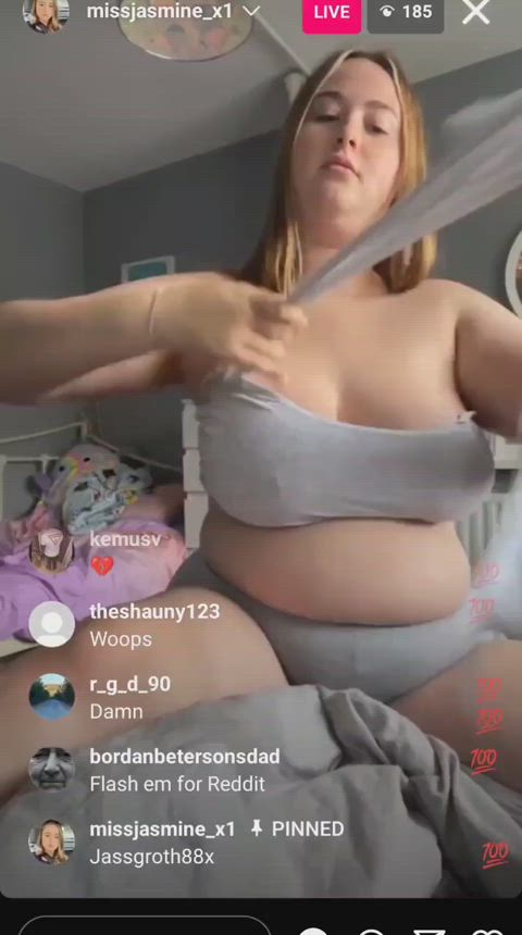 chubby cute nipslip tits chubby-girls gif