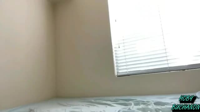 Petite teen gets thrown on the bed and facefucked
