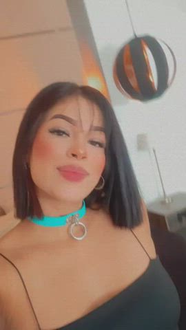 CamSoda Camgirl Latina Legs Model Short Hair Tattoo gif