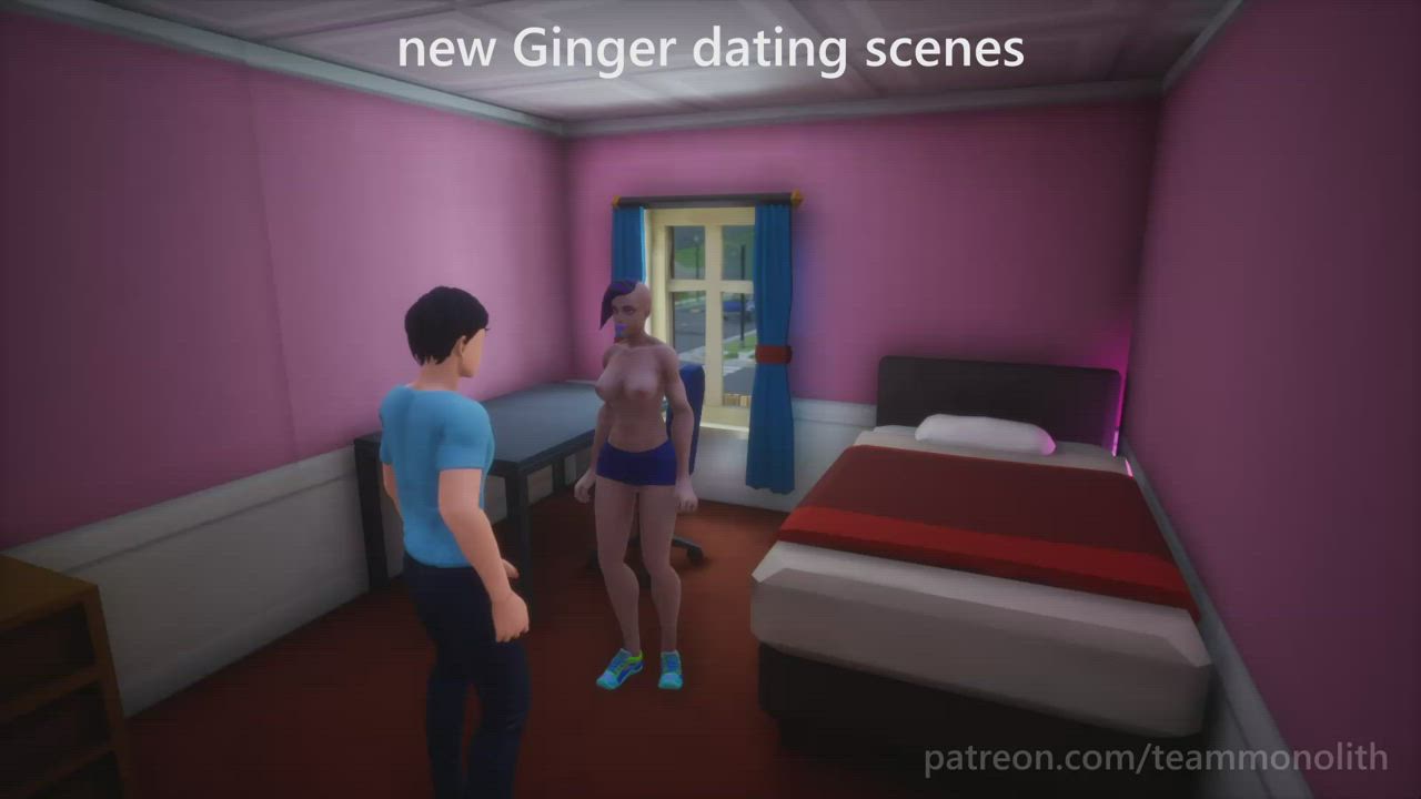 Monolith Bay - v0.18.0 released. With first Ginger's dating sequences, improved town