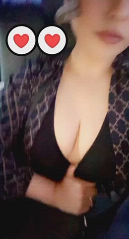Big Tits Boobs Couple Cuckold Latina Swingers Wife gif