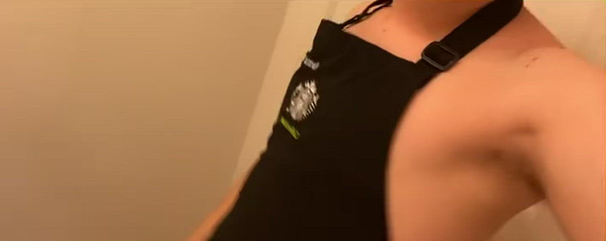 Nothin’ but an apron