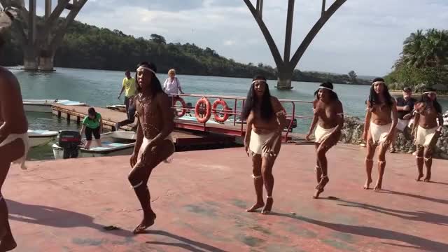 Куба,Ритуальный танец индейцев
