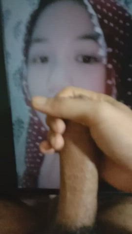 Cum Tribute for asian hijabi