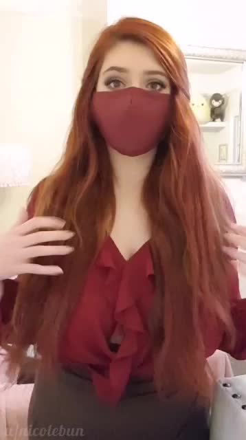 Masked Girl Huge Knockers