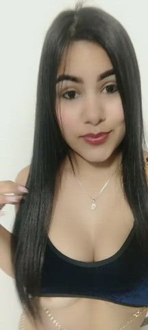 boobs latina natural tits pussy sex tits gif