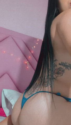 Colombian Doggystyle Latina Lingerie Sensual Tattoo gif