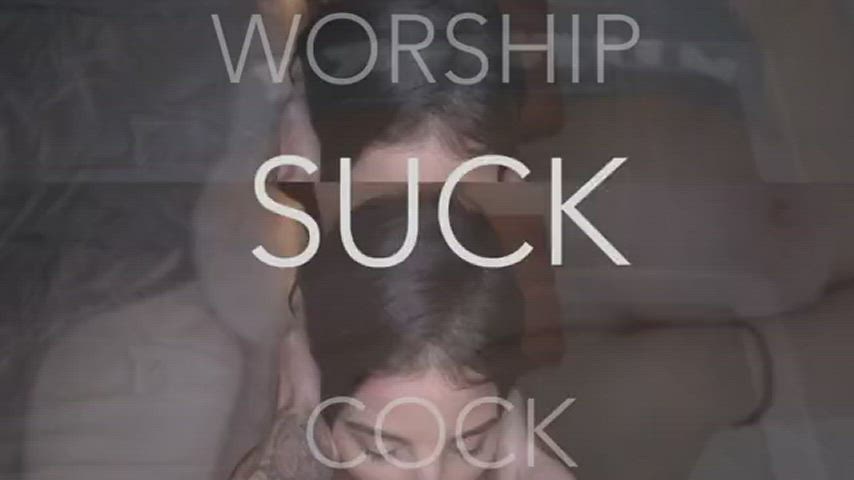 Cock Worship Hypnosis Sissy gif