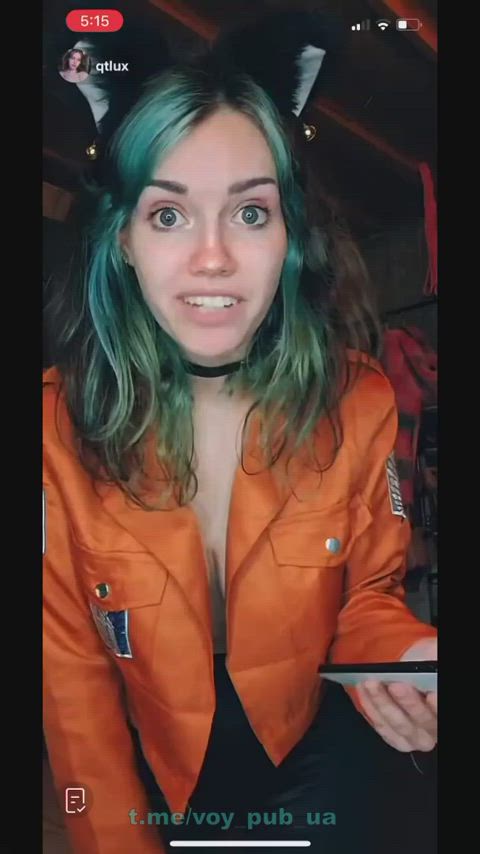 amateur nipslip silicone tiktok tits gif