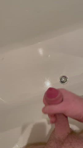 Bathtub Cum Cumshot gif