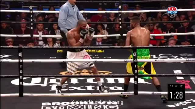 Julian Williams showed some nice subtle inside work against Nathaniel Gallimore -