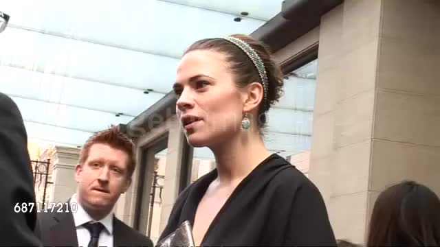 Getty Cameraman Zooming in on Hayley Atwell's Hard Nips