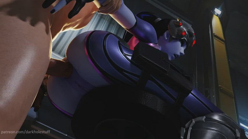 3d anal animation ass ass clapping bubble butt doggystyle overwatch gif