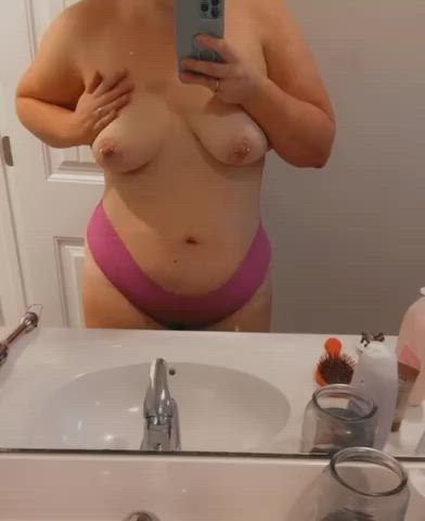 curvy mom pierced gif