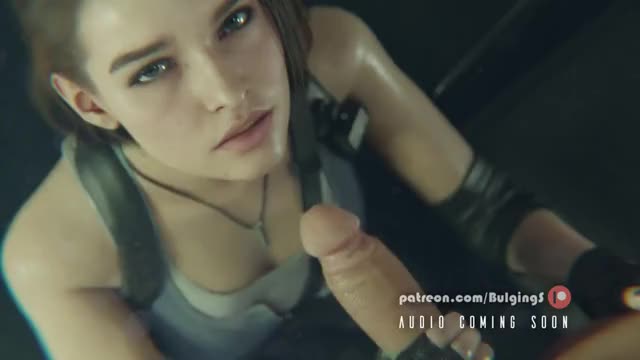 Jill Valentine Sloppy Blowjob