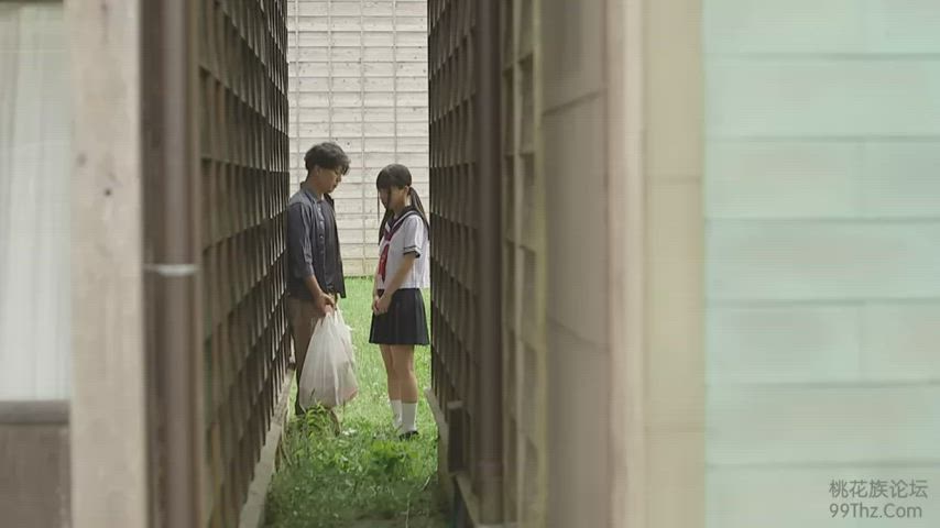 Censored Creampie Cute JAV Japanese Pigtails Schoolgirl Student Teacher Uniform gif