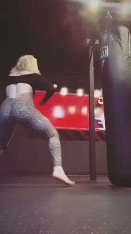 booty fitness pawg wrestling gif