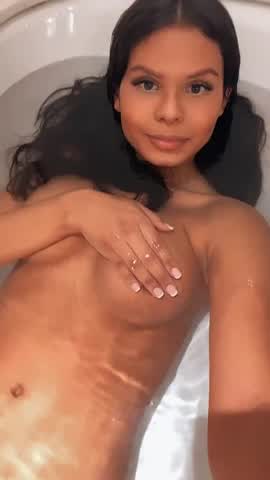 Bathtub Nude Solo Teasing Wet gif