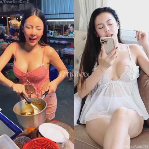 asian boobs nsfw onlyfans public thai tiktok titty drop wife gif