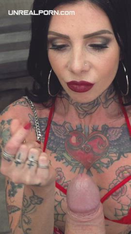 big tits blowjob cock cute hotwife huge tits milf money pov tattoo gif