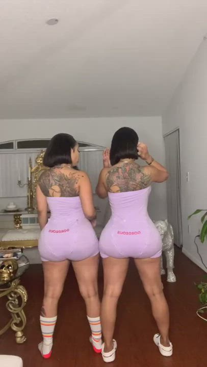 Ass Booty Twins gif