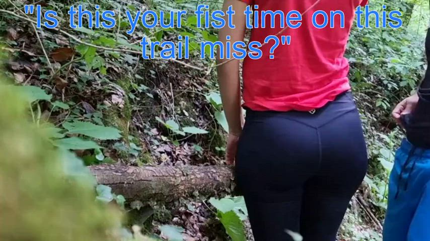 Naive MILF goes hiking