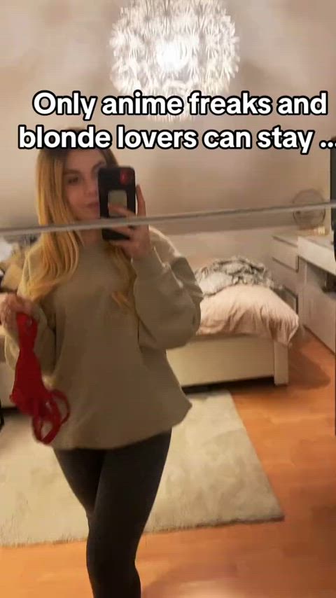 amateur blonde brunette caption cute onlyfans tease teen tiktok white girl tik-tok