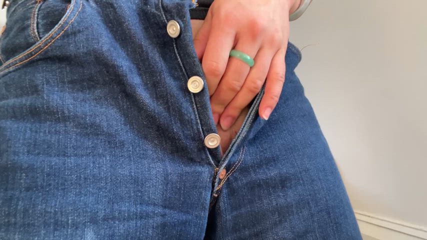 POV: I’m your roommate and I ask if you’ll suck me through my jeans! 