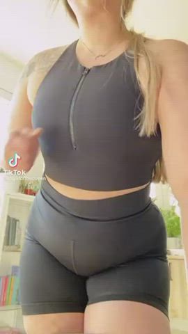 Big Ass Booty Fitness Leggings Pawg Shorts Thick gif