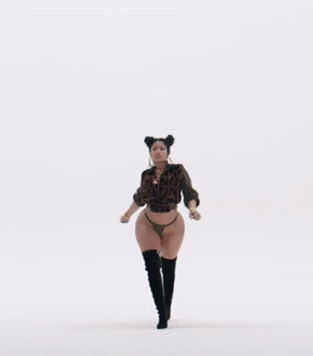 Big Ass Big Tits Celebrity Ebony Nicki Minaj gif
