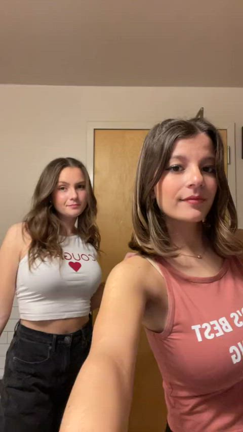 Big Tits Brunette Busty Cute Girlfriends Petite Teen TikTok Porn GIF by goonsmith