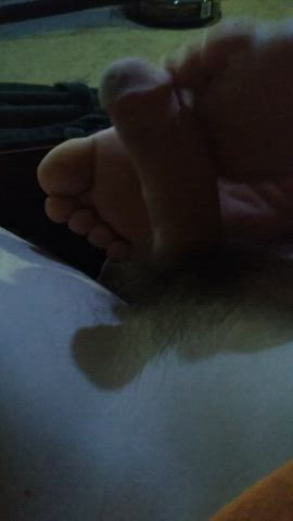 Big Dick Feet Fetish White Girl gif