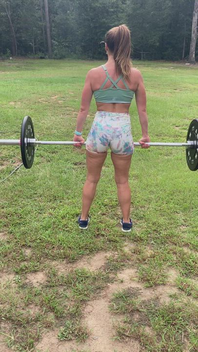 Femdom Fitness MILF Yoga Pants gif